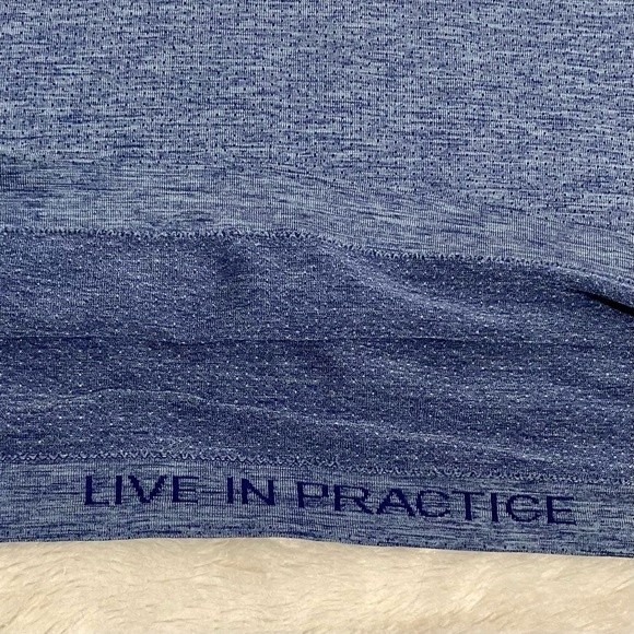 Lululemon Metal Vent Tech Surge Shirt Men’s Size S Long Sleeve Blue Mesh - Picture 5 of 7